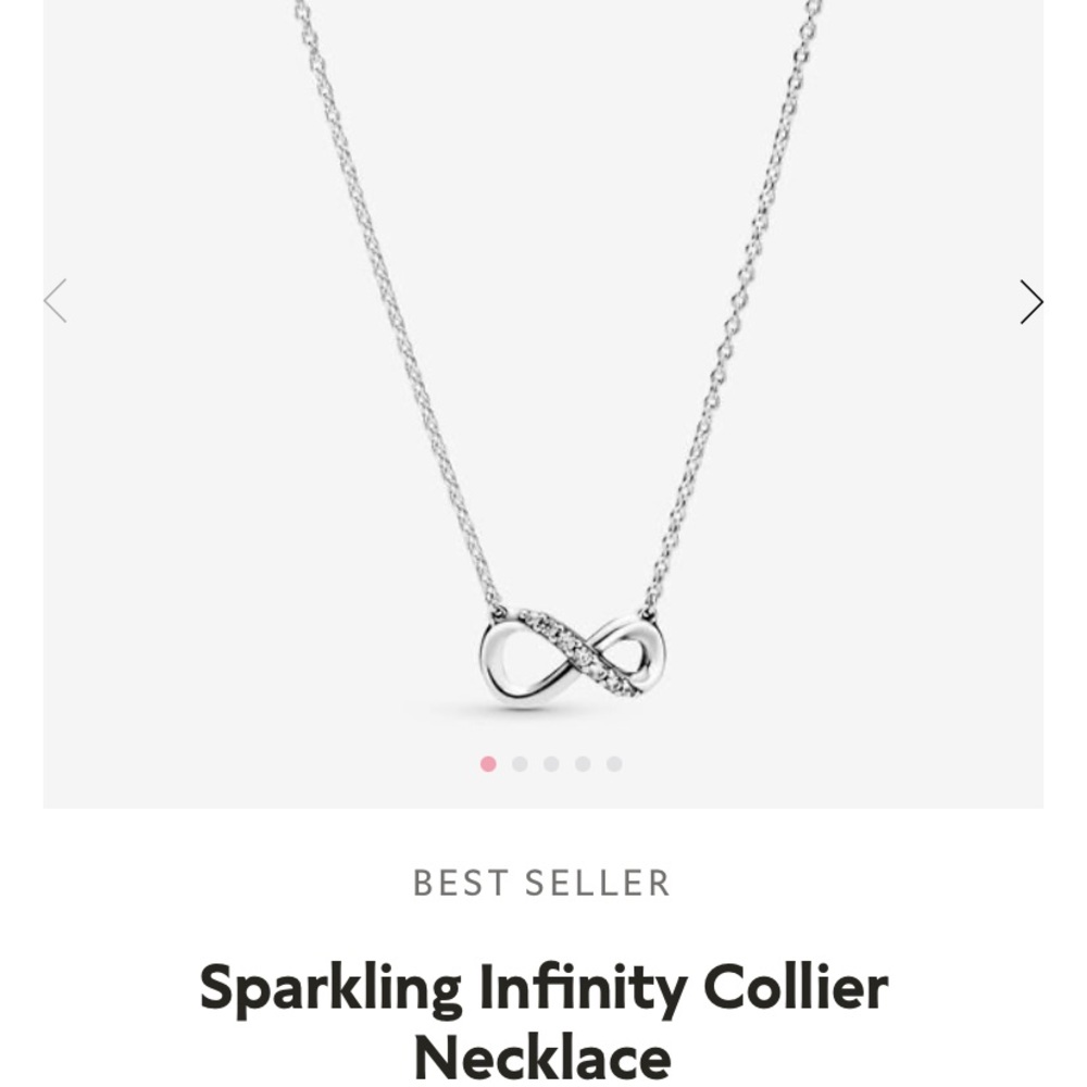 Brand new in box Pandora infinity necklace
